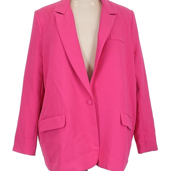 Showpo. Jackets & Blazers - Showpo Pink Blazer | Size 14 - NWT